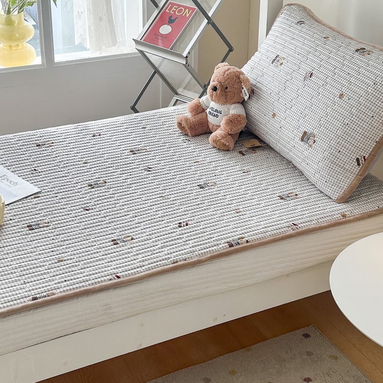 91家纺网 家纺一手货源 找家纺 （总）凌云家纺 2026新款学生宿舍全棉床盖三件套