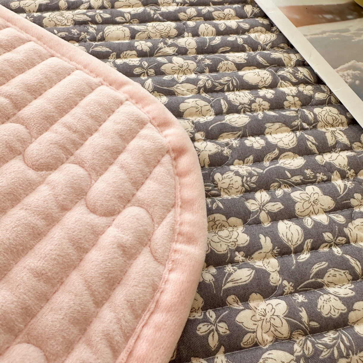 91家纺网 家纺一手货源 找家纺 凌云家纺 2026新款学生宿舍全棉床盖三件套 春汐