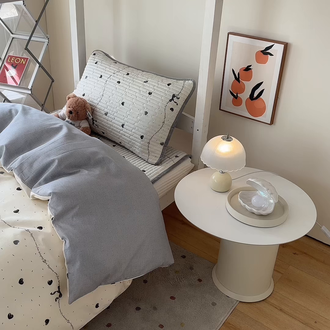 91家纺网 家纺一手货源 找家纺 凌云家纺 2026新款学生宿舍全棉床盖三件套 花蜜