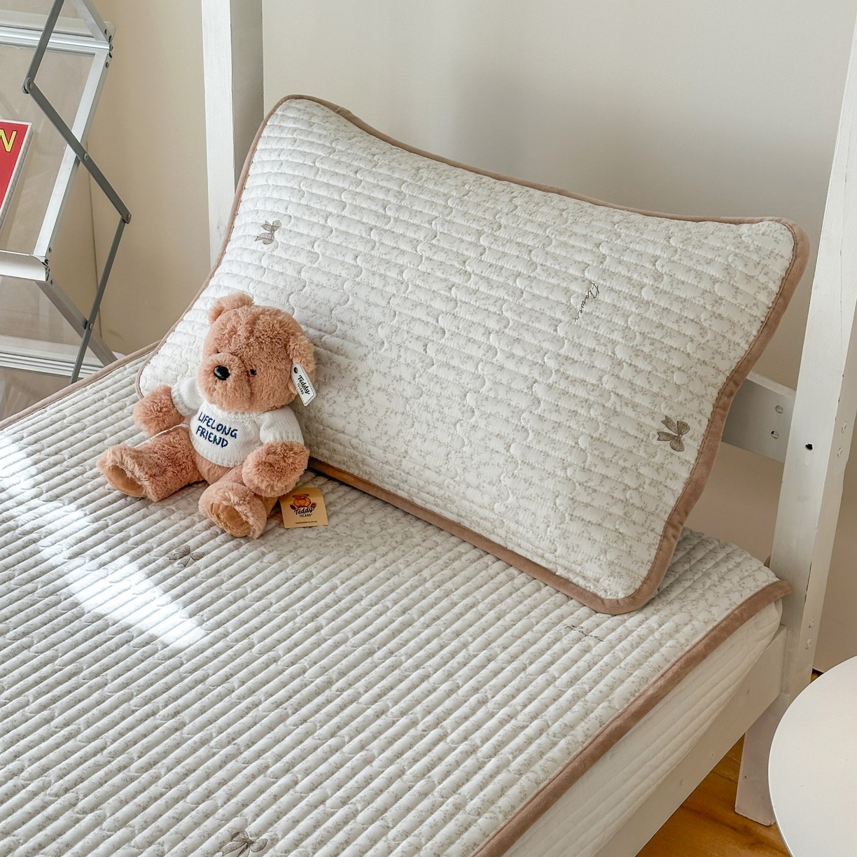 91家纺网 家纺一手货源 找家纺 凌云家纺 2026新款学生宿舍全棉床盖三件套 琉璃