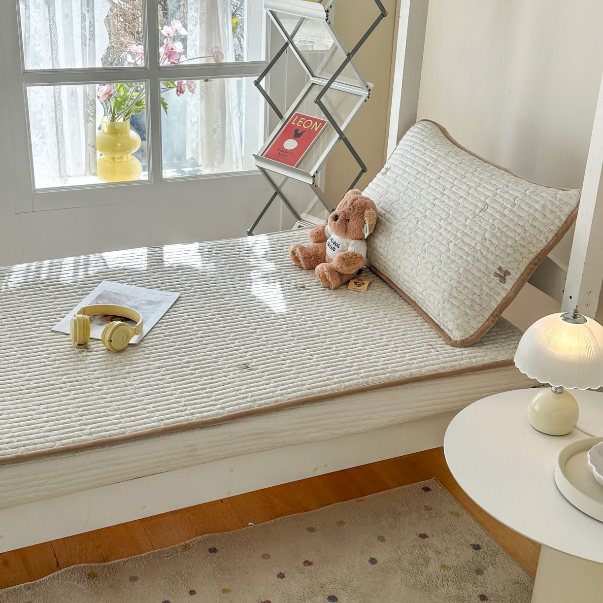 91家纺网 家纺一手货源 找家纺 凌云家纺 2026新款学生宿舍全棉床盖三件套 琉璃