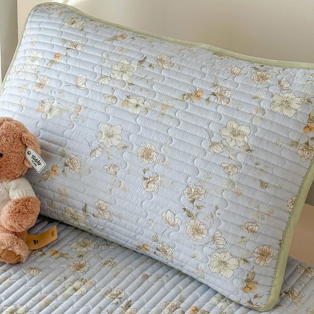 91家纺网 家纺一手货源 找家纺 凌云家纺 2026新款学生宿舍全棉床盖三件套 漫步云端