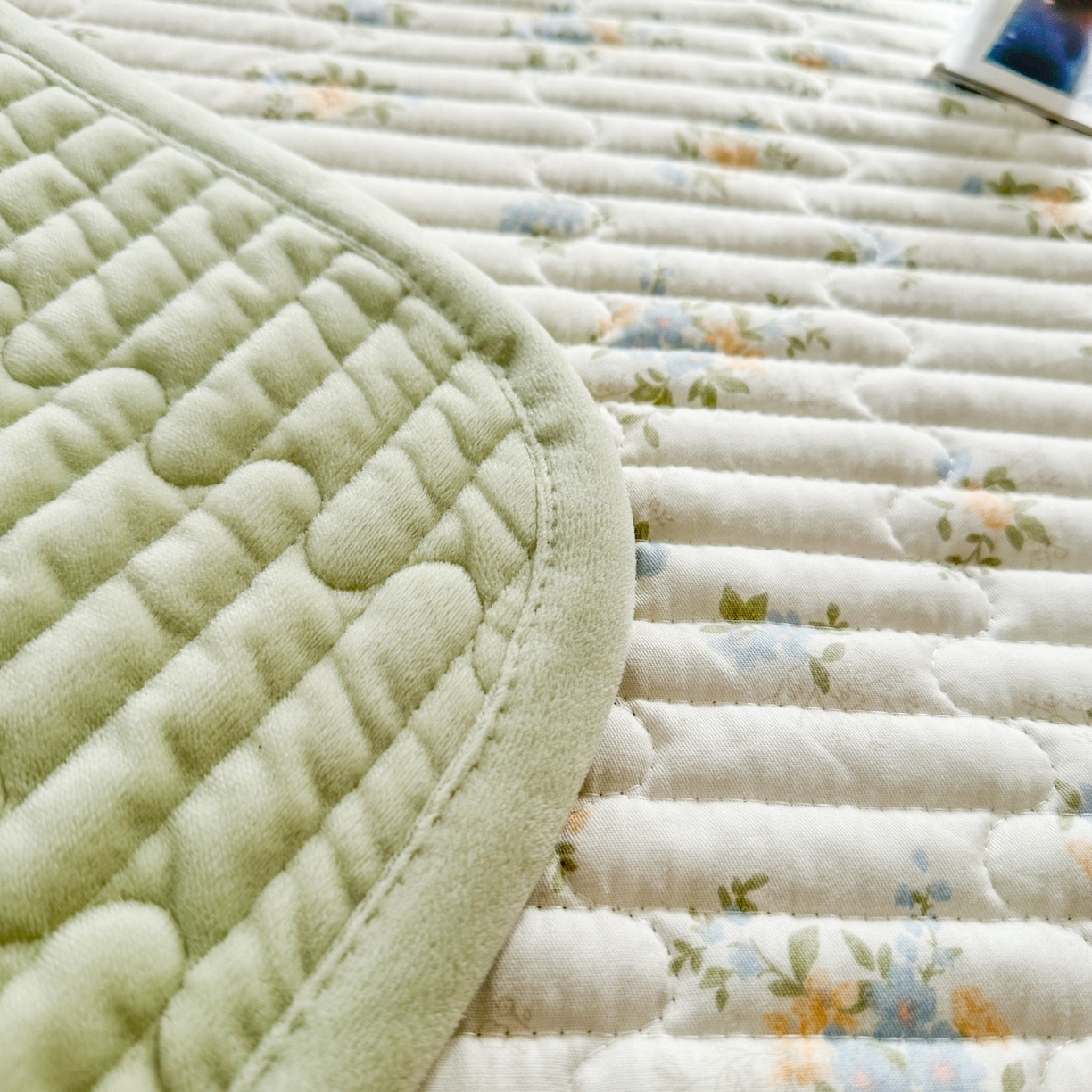 91家纺网 家纺一手货源 找家纺 凌云家纺 2026新款学生宿舍全棉床盖三件套 沐雅清风