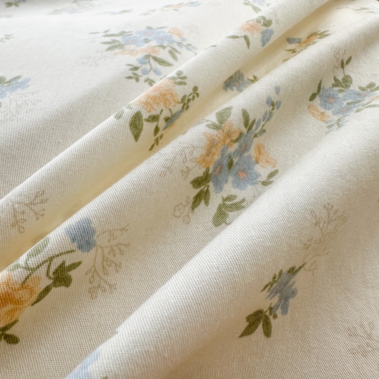 91家纺网 家纺一手货源 找家纺 凌云家纺 2026新款学生宿舍全棉床盖三件套 沐雅清风