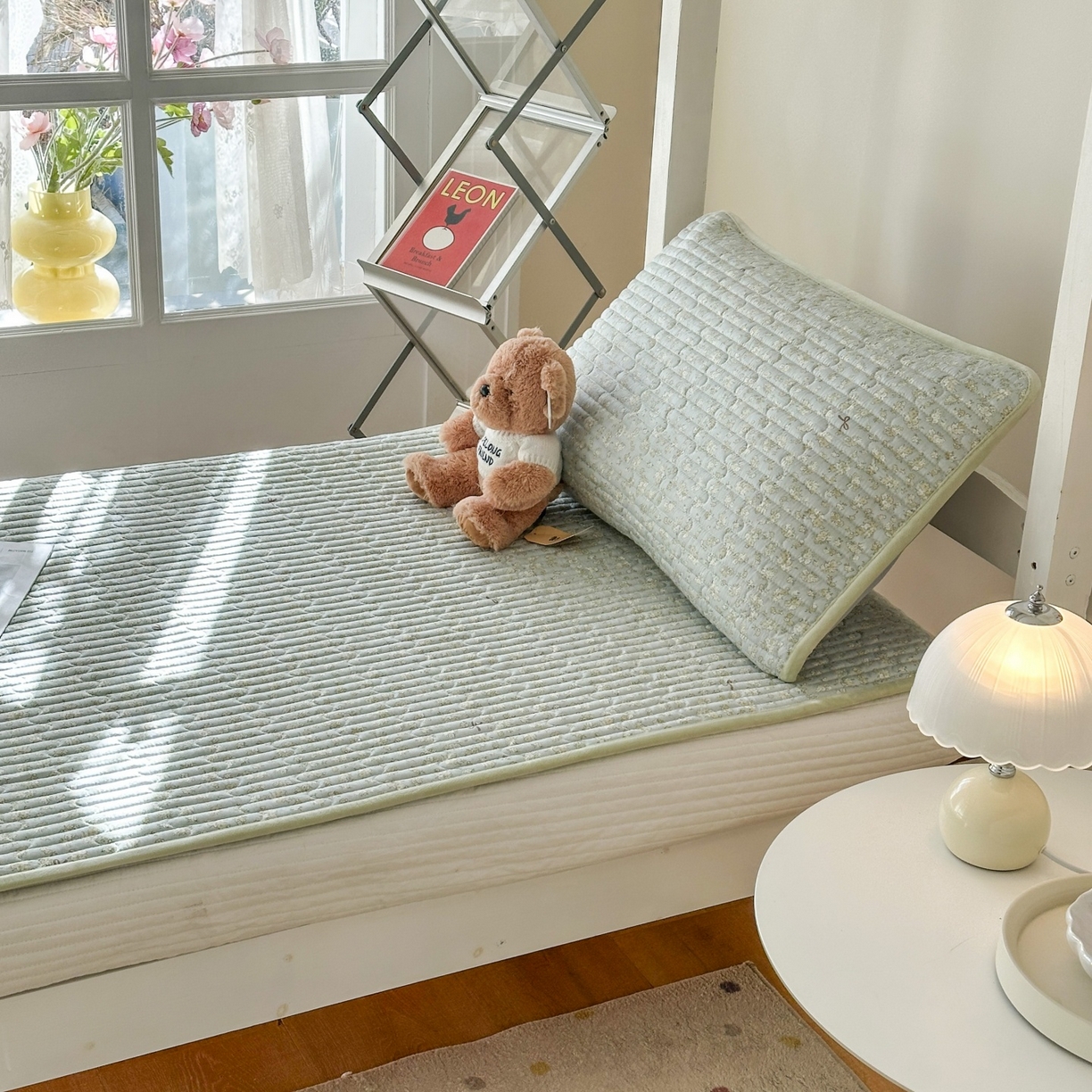 91家纺网 家纺一手货源 找家纺 凌云家纺 2026新款学生宿舍全棉床盖三件套 沐雨倾城