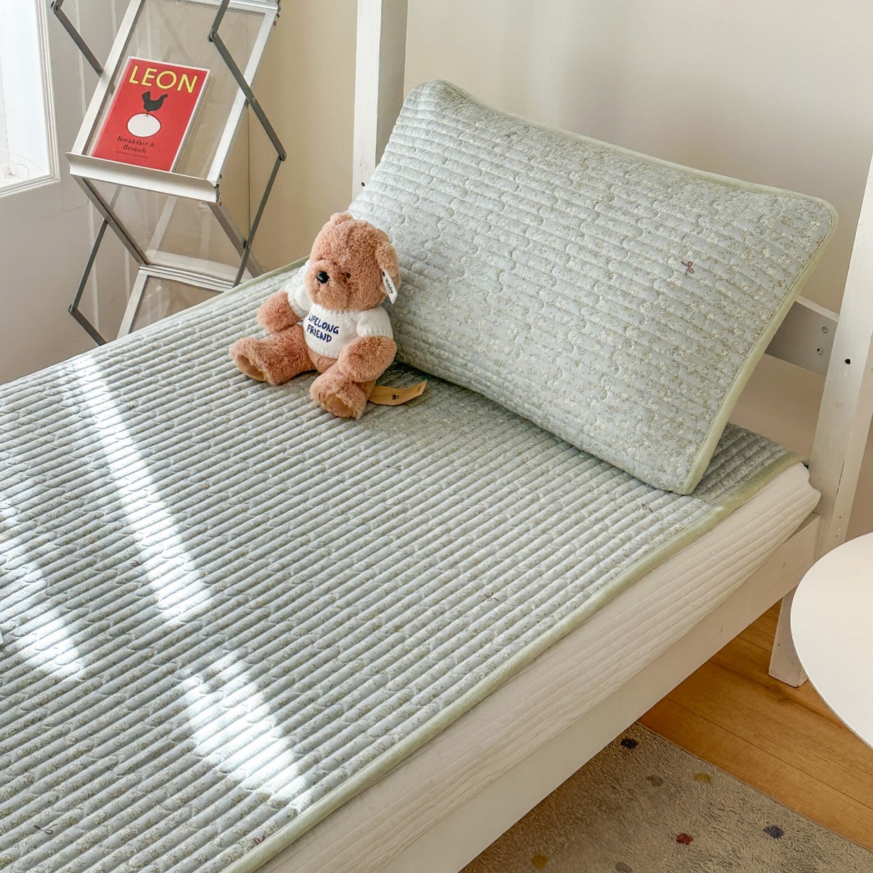 91家纺网 家纺一手货源 找家纺 凌云家纺 2026新款学生宿舍全棉床盖三件套 沐雨倾城