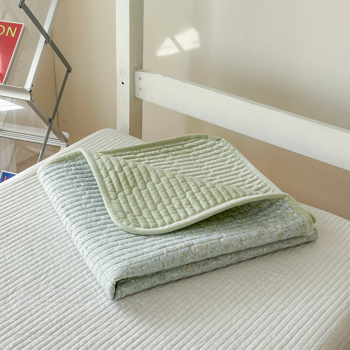 91家纺网 家纺一手货源 找家纺 凌云家纺 2026新款学生宿舍全棉床盖三件套 沐雨倾城