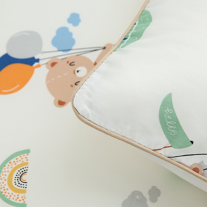 91家纺网 家纺一手货源 找家纺 良佐生活 2026新款60支全棉纯棉贡缎嵌绳款枕套 告白起球