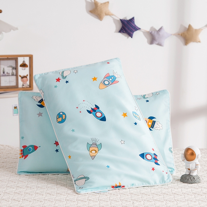 91家纺网 家纺一手货源 找家纺 良佐生活 2026新款60支全棉纯棉贡缎嵌绳款枕套 火箭