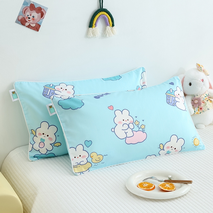 91家纺网 家纺一手货源 找家纺 良佐生活 2026新款60支全棉纯棉贡缎嵌绳款枕套 贝塔兰