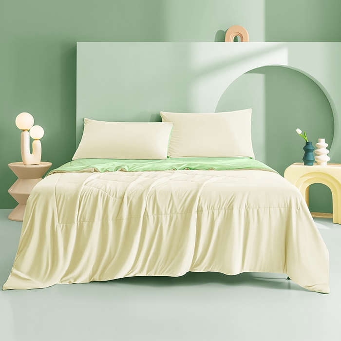 91家纺网 家纺一手货源 找家纺 （总）爱彼家纺 2026新款生活果蔬夏凉被凉感舒适冰凉双拼果蔬夏被夏凉被空调被