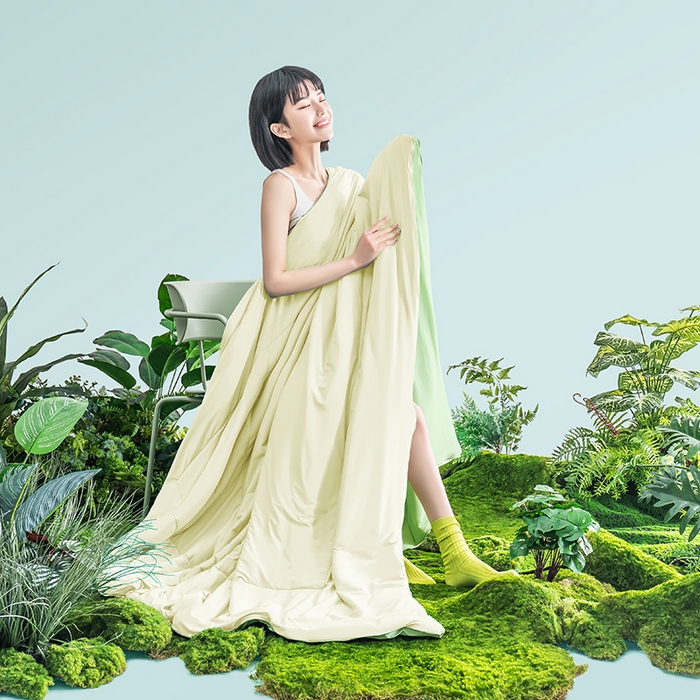 91家纺网 家纺一手货源 找家纺 爱彼家纺 2026新款生活果蔬夏凉被凉感舒适冰凉双拼果蔬夏被夏凉被空调被 果蔬夏被-哈密瓜绿