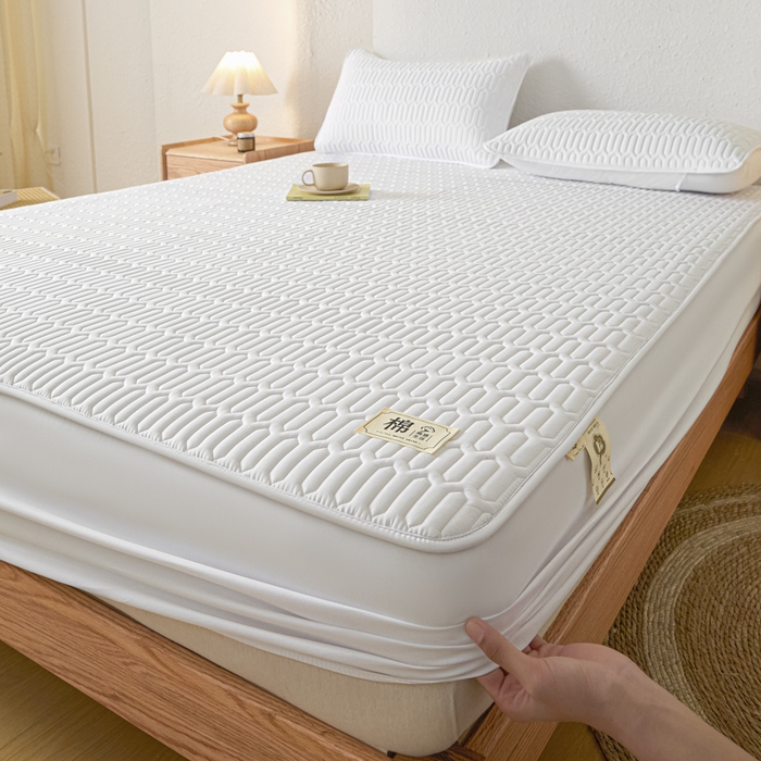 91家纺网 家纺一手货源 找家纺 （总）女子家纺 2026新款新款A类新疆棉花夹棉防水单品床笠