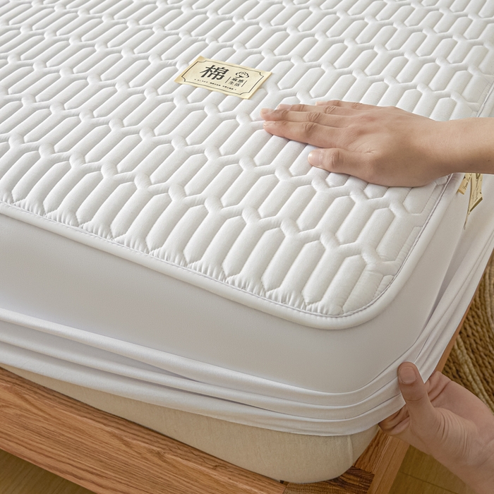 91家纺网 家纺一手货源 找家纺 （总）女子家纺 2026新款新款A类新疆棉花夹棉防水单品床笠