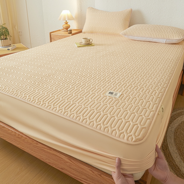 91家纺网 家纺一手货源 找家纺 （总）女子家纺 2026新款新款A类新疆棉花夹棉防水单品床笠