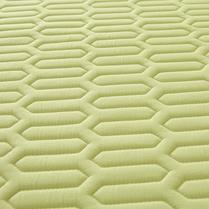 91家纺网 家纺一手货源 找家纺 女子家纺 2026新款新款A类新疆棉花夹棉防水单品床笠 小竹纹-果绿