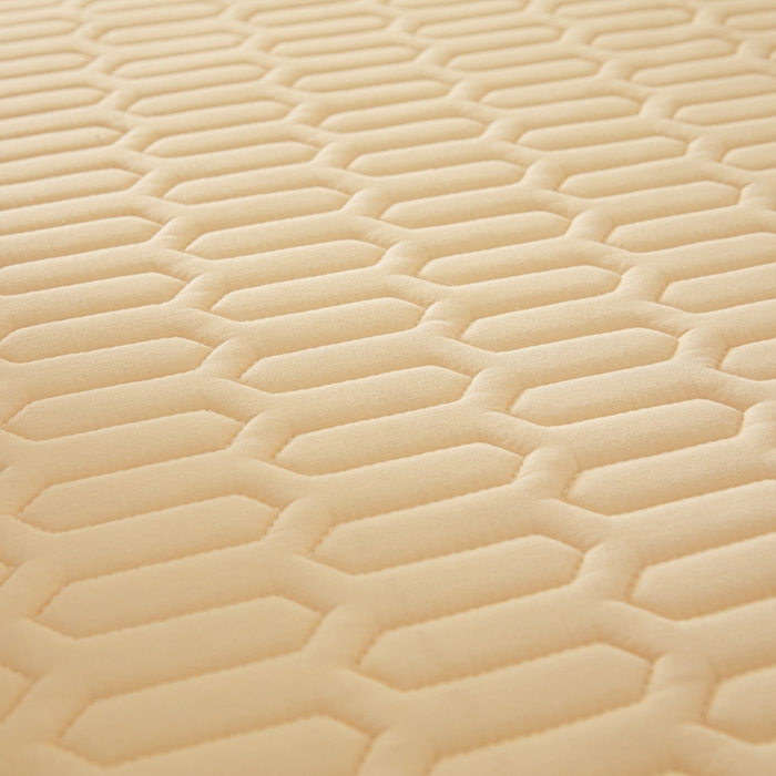 91家纺网 家纺一手货源 找家纺 女子家纺 2026新款新款A类新疆棉花夹棉防水单品床笠 小竹纹-卡其