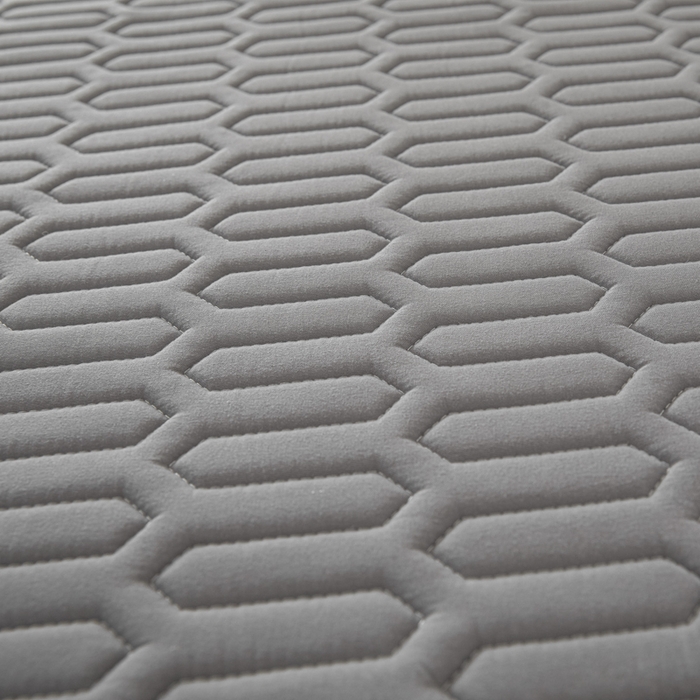 91家纺网 家纺一手货源 找家纺 女子家纺 2026新款新款A类新疆棉花夹棉防水单品床笠 小竹纹-深灰