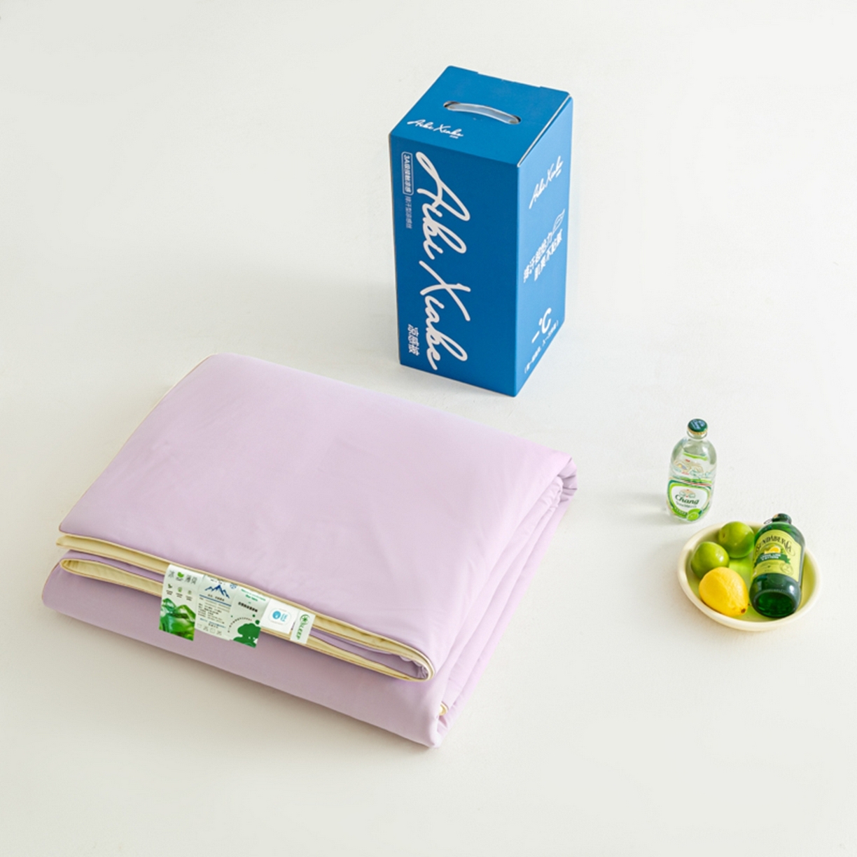 91家纺网 家纺一手货源 找家纺 （总）爱彼家纺 2026新款冰吸薄荷A类氨纶黑科技凉感夏被冰薄荷空调被夏凉被-薄荷系列二