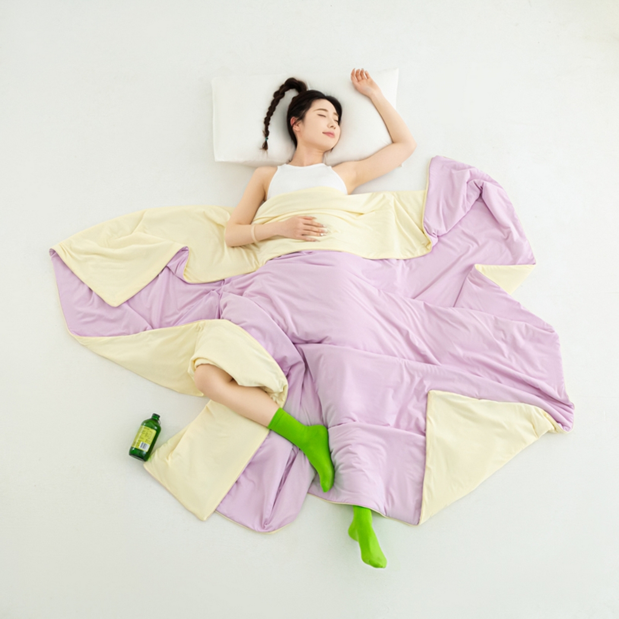 91家纺网 家纺一手货源 找家纺 （总）爱彼家纺 2026新款冰吸薄荷A类氨纶黑科技凉感夏被冰薄荷空调被夏凉被-薄荷系列二