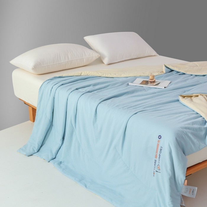 91家纺网 家纺一手货源 找家纺 （总）蓝雀翎 2025新款深睡Pro3.0双感夏被系列