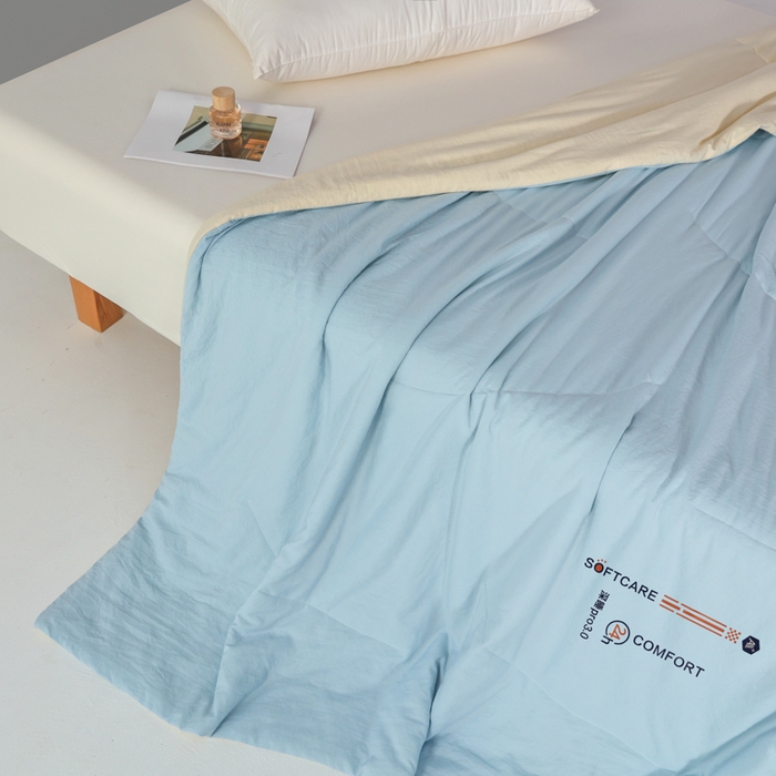 91家纺网 家纺一手货源 找家纺 （总）蓝雀翎 2025新款深睡Pro3.0双感夏被系列