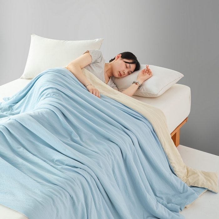 91家纺网 家纺一手货源 找家纺 （总）蓝雀翎 2025新款深睡Pro3.0双感夏被系列