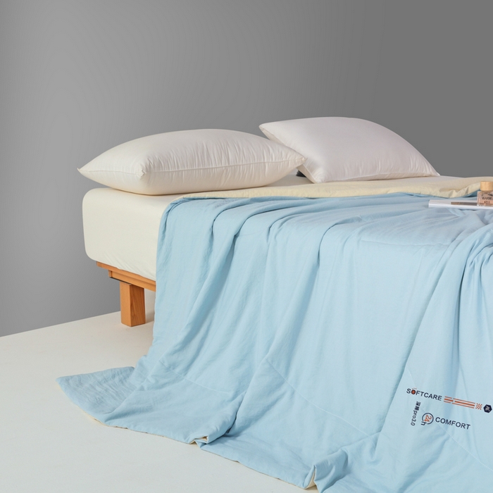 91家纺网 家纺一手货源 找家纺 （总）蓝雀翎 2025新款深睡Pro3.0双感夏被系列