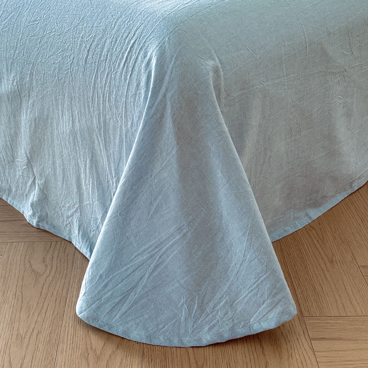 91家纺网 家纺一手货源 找家纺 RYB红黄兰 2026新款设计师原创全棉色织水洗棉贴布绣三件套四件套 星星小熊