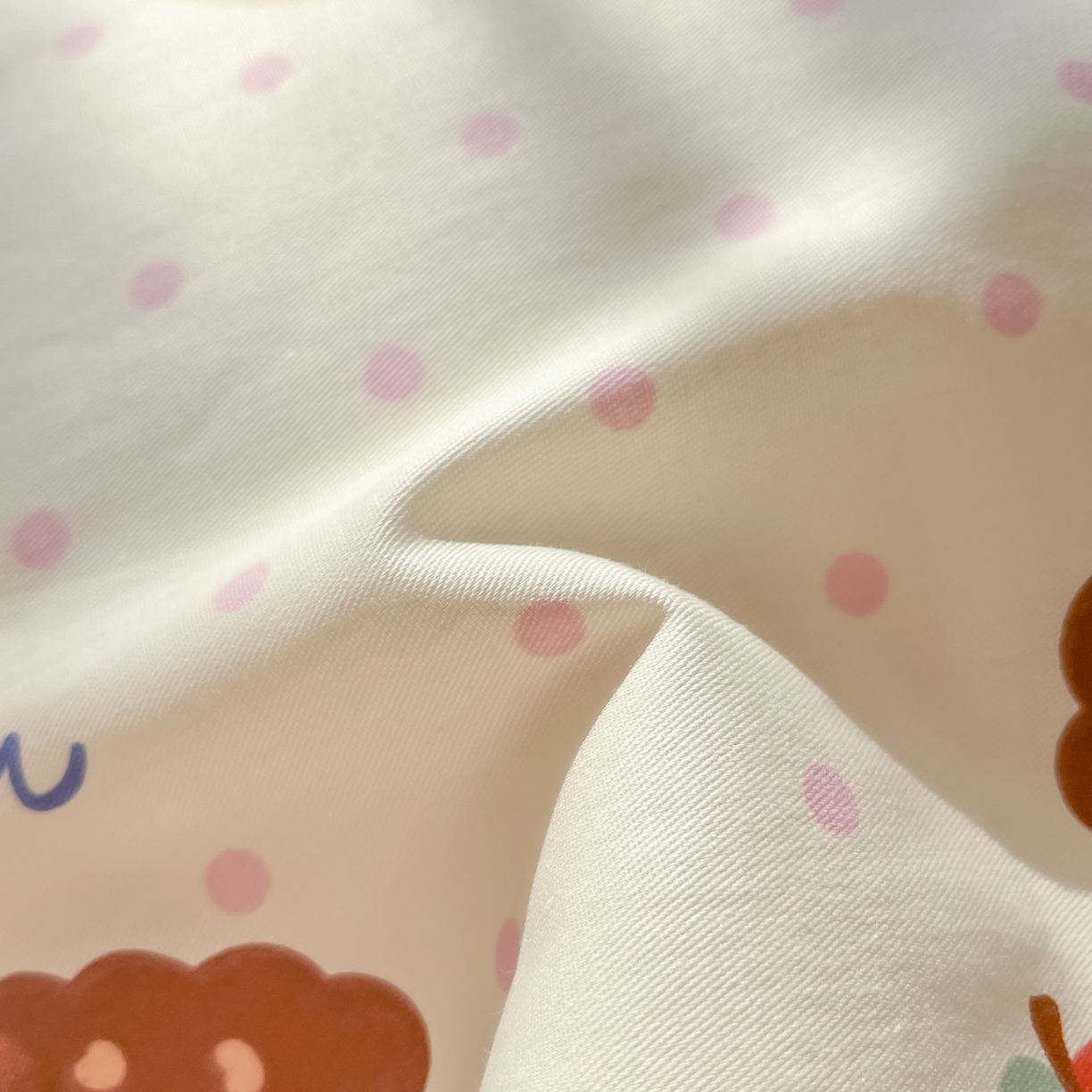 91家纺网 家纺一手货源 找家纺 花梦欣 2026新款全棉印花单品系列3简约卡通款-单枕套 波普乐园