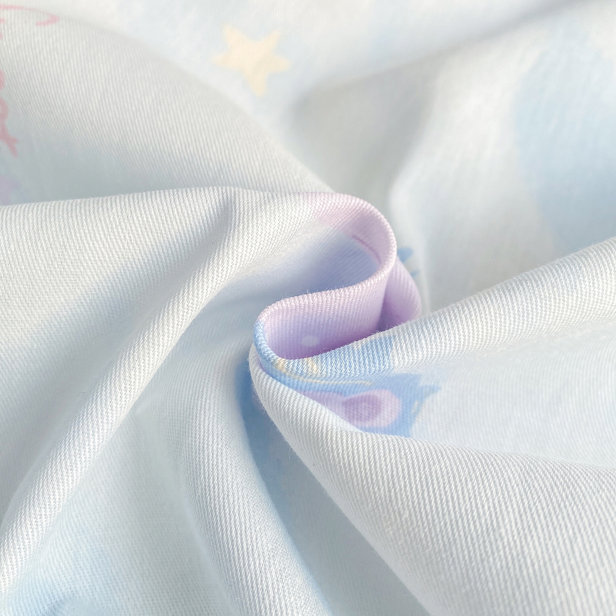 91家纺网 家纺一手货源 找家纺 花梦欣 2026新款全棉印花单品系列3简约卡通款-单枕套 星芒小马