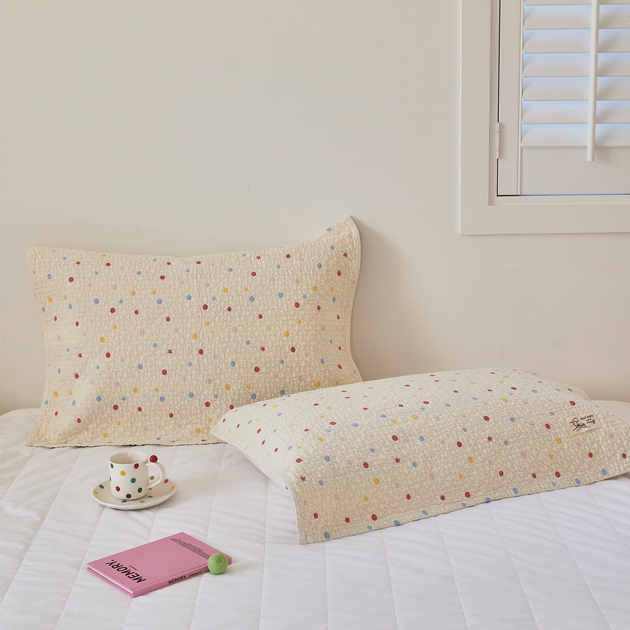 91家纺网 家纺一手货源 找家纺 沐瑟家纺 2026新款安心棉枕巾 星点-咖