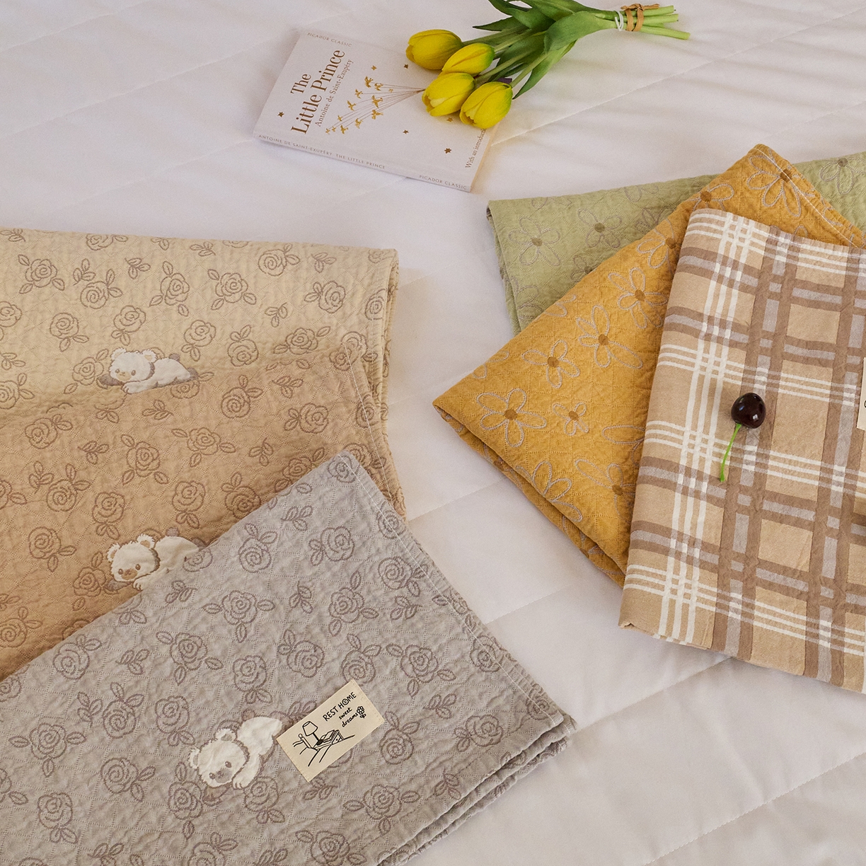 91家纺网 家纺一手货源 找家纺 沐瑟家纺 2026新款安心棉枕巾 组合图仅做展示不可下单