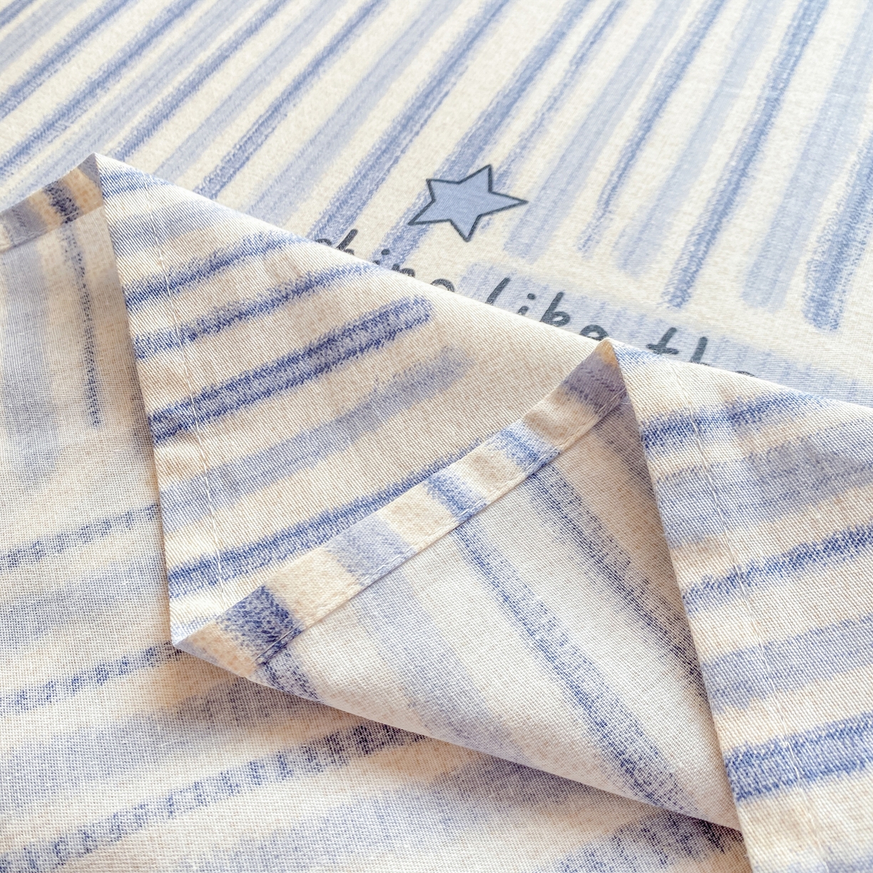 91家纺网 家纺一手货源 找家纺 花梦欣 2026新款全棉印花单品系列3简约卡通款-单床单 安集星