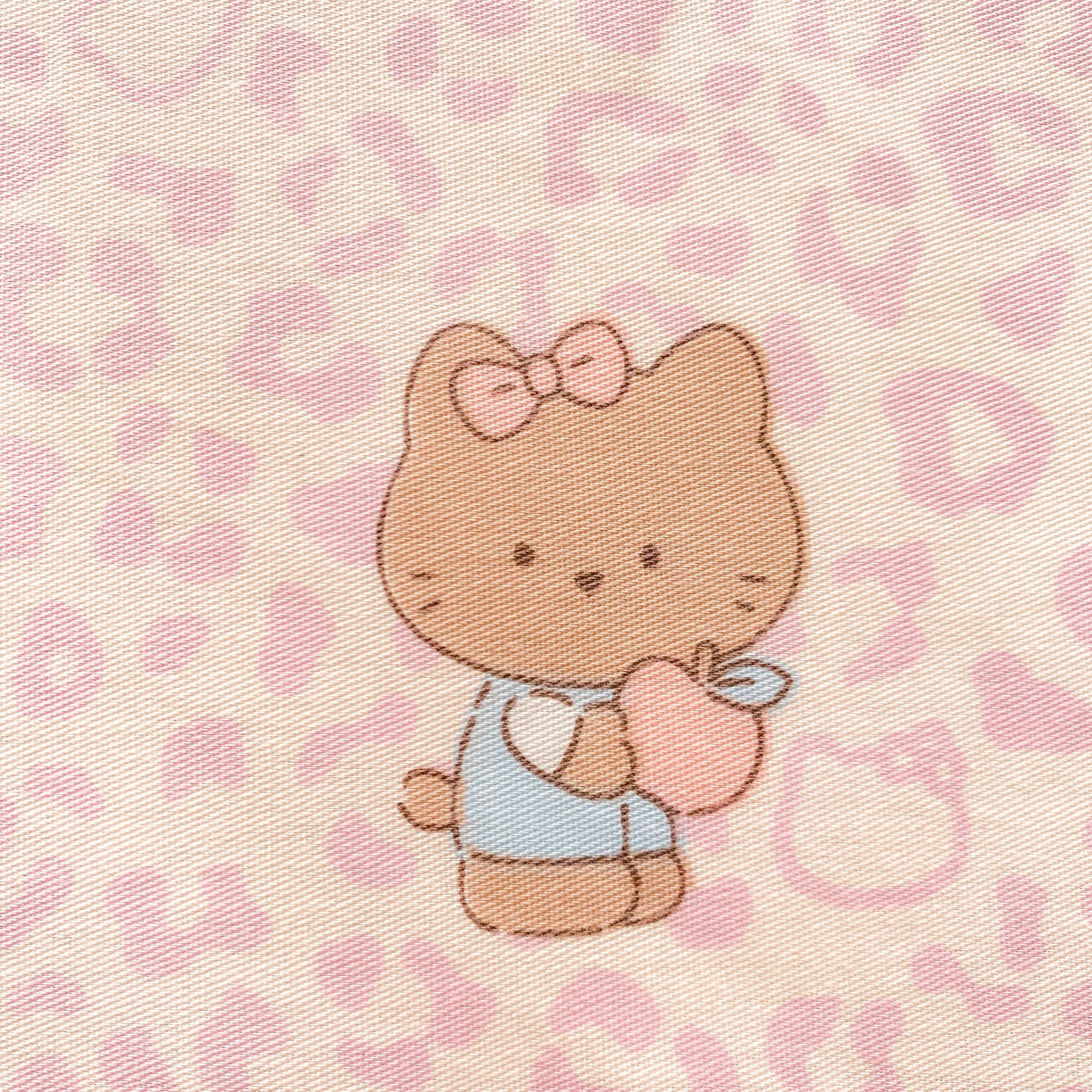 91家纺网 家纺一手货源 找家纺 花梦欣 2026新款全棉印花单品系列3简约卡通款-单床单 豹纹KT粉