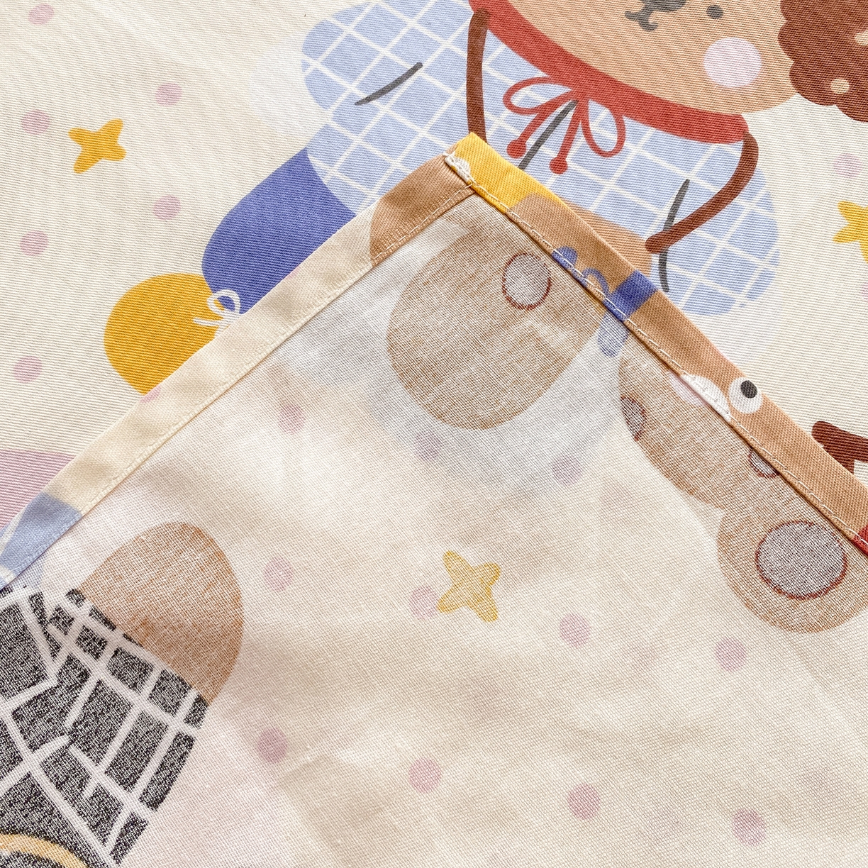 91家纺网 家纺一手货源 找家纺 花梦欣 2026新款全棉印花单品系列3简约卡通款-单床单 波普乐园