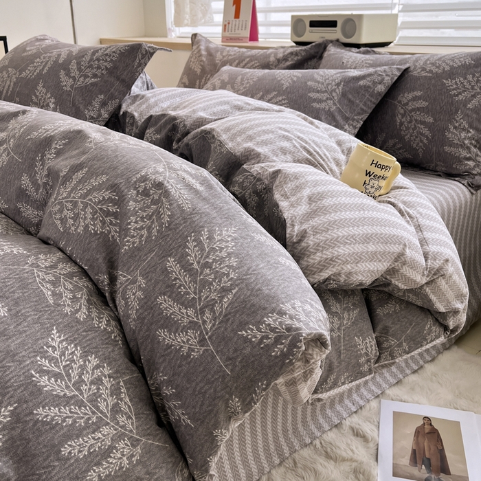 91家纺网 家纺一手货源 找家纺 （总）红淳家纺 2025新款小清新春款12868全棉印花四件套