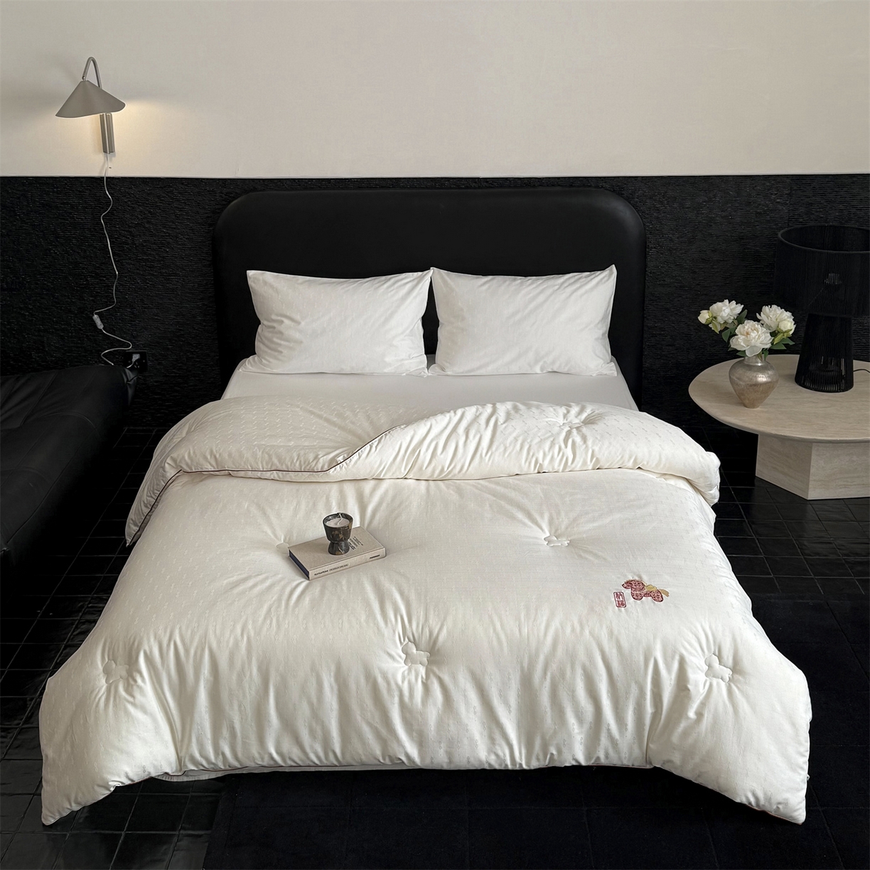 91家纺网 家纺一手货源 找家纺 （总）鹿班家居 2026春季新品全棉提花+刺绣55%大豆被系列-纳福 标准会员-20元