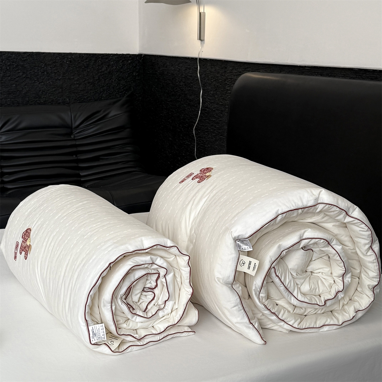 91家纺网 家纺一手货源 找家纺 （总）鹿班家居 2026春季新品全棉提花+刺绣55%大豆被系列-纳福 标准会员-20元