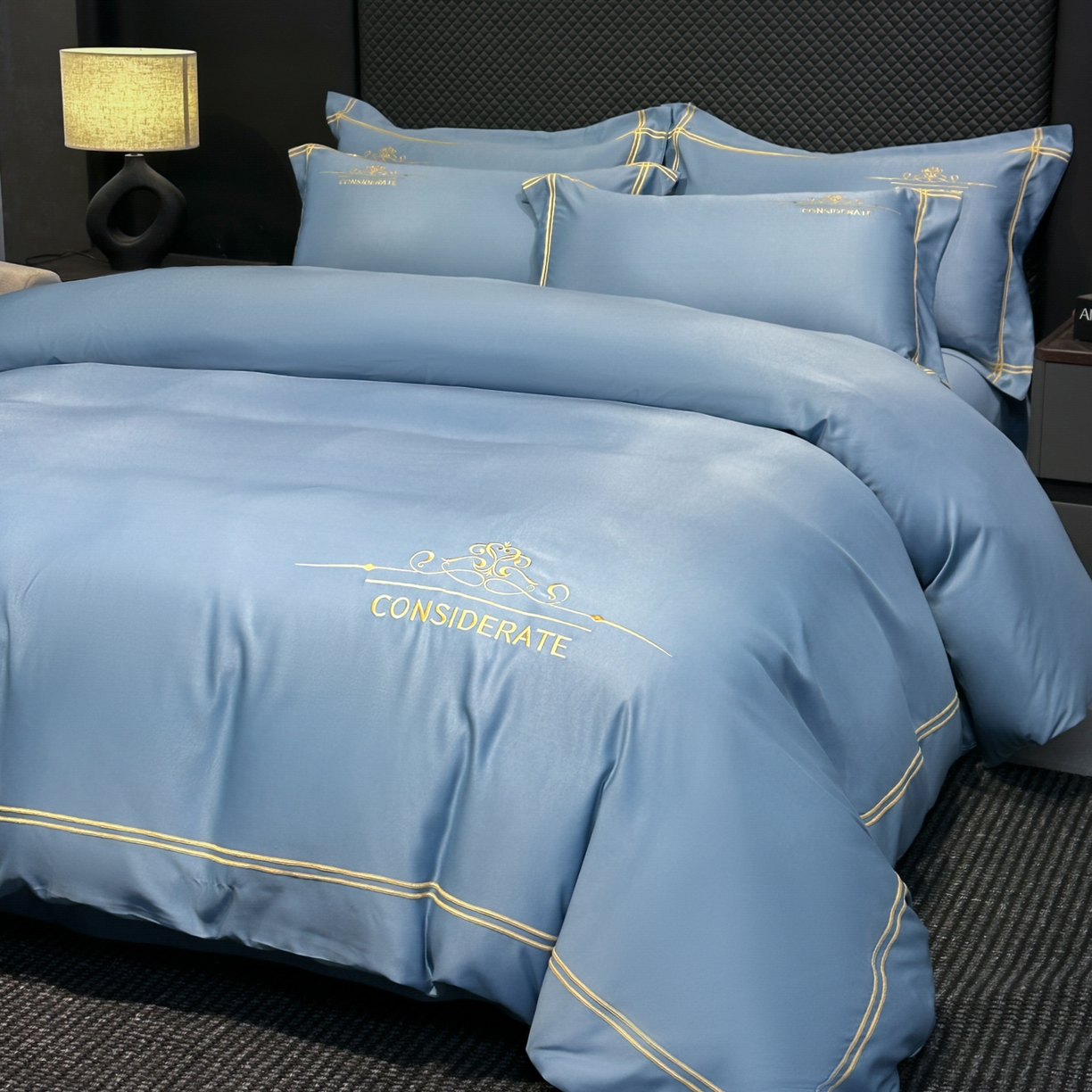 91家纺网 家纺一手货源 找家纺 （总）绒掌柜家纺（品质焕新） 2026新款水洗真丝天丝冰丝刺绣四件套-典雅系列