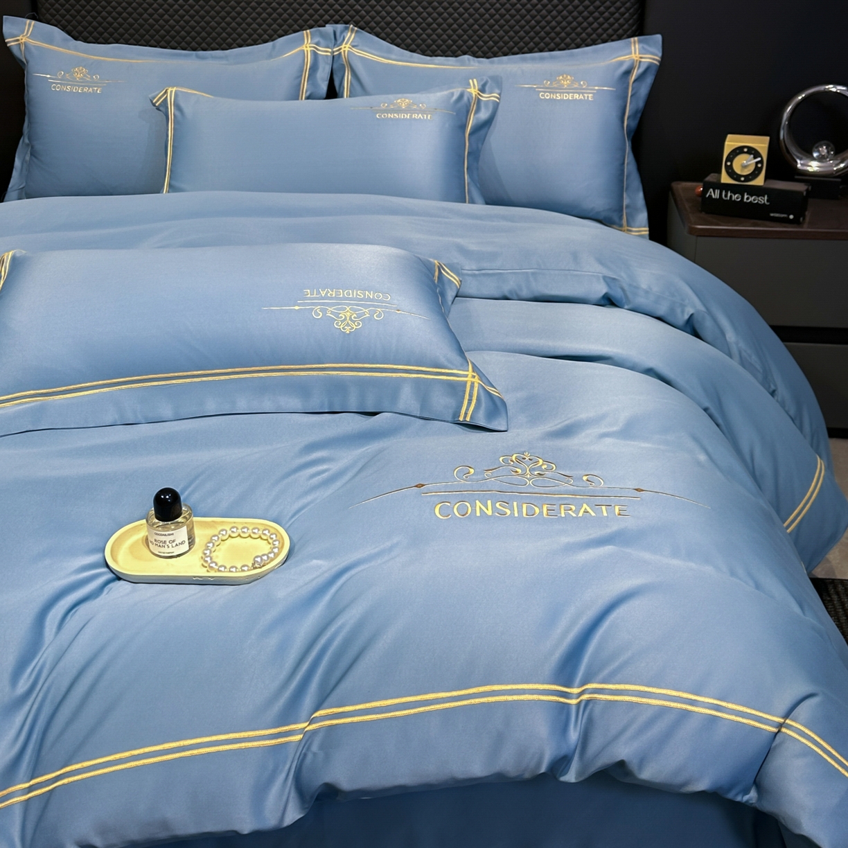 91家纺网 家纺一手货源 找家纺 （总）绒掌柜家纺（品质焕新） 2026新款水洗真丝天丝冰丝刺绣四件套-典雅系列