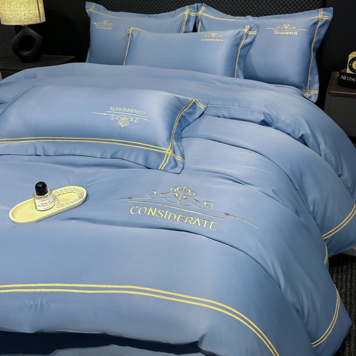 91家纺网 家纺一手货源 找家纺 （总）绒掌柜家纺（品质焕新） 2026新款水洗真丝天丝冰丝刺绣四件套-典雅系列