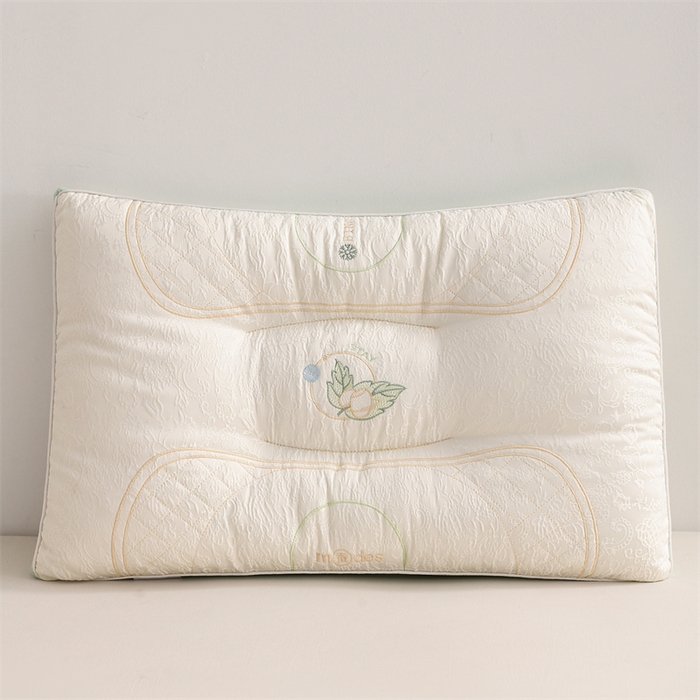 （总）仁宇枕业 2026新款新品精品树叶蚕宝宝枕定型中低枕头枕芯