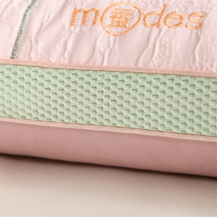 91家纺网 家纺一手货源 找家纺 仁宇枕业 2026新款新品精品树叶蚕宝宝枕定型中低枕头枕芯 精品树叶蚕宝宝枕-粉色