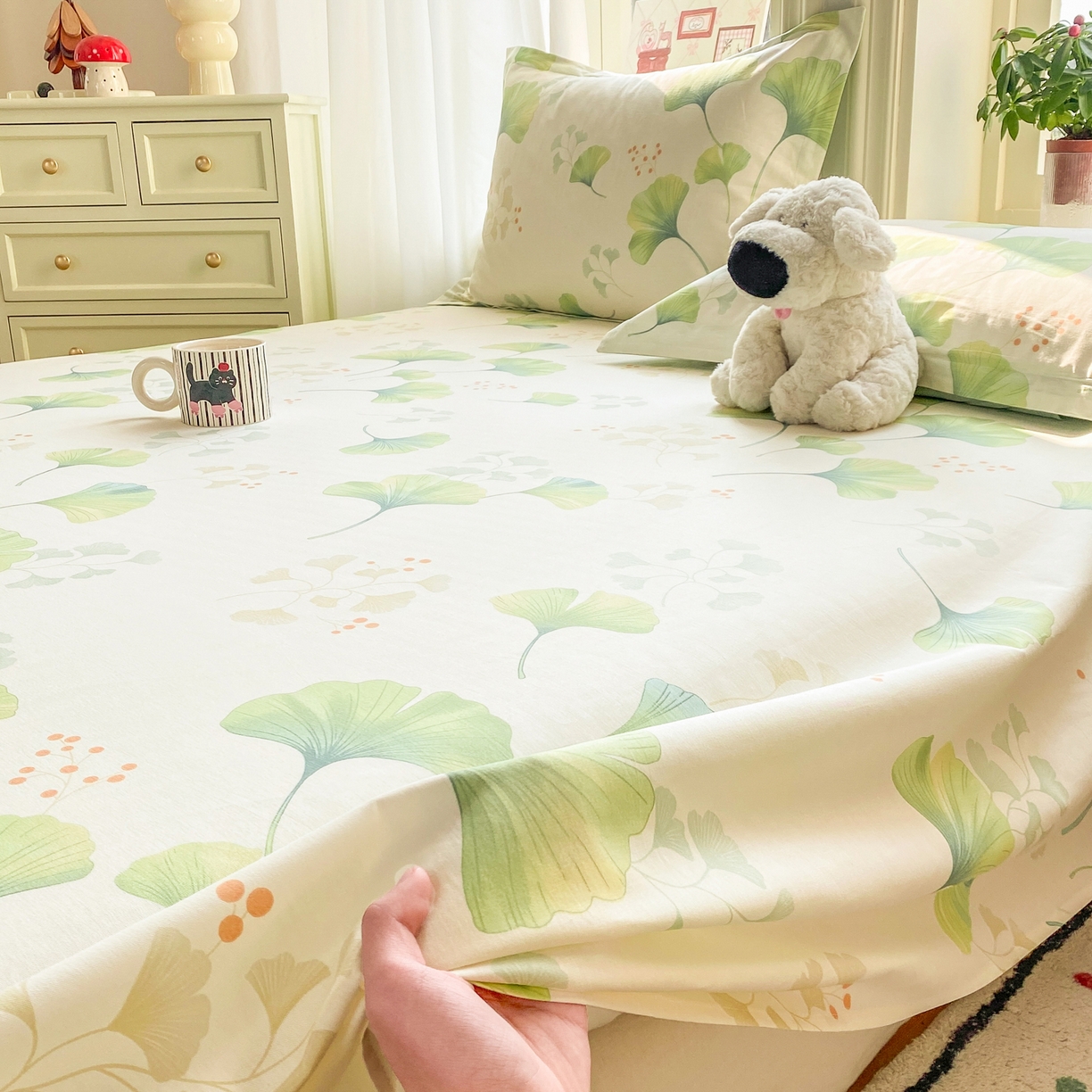 91家纺网 家纺一手货源 找家纺 （总）花梦欣 2026新款全棉印花单品系列2花卉款-单床单