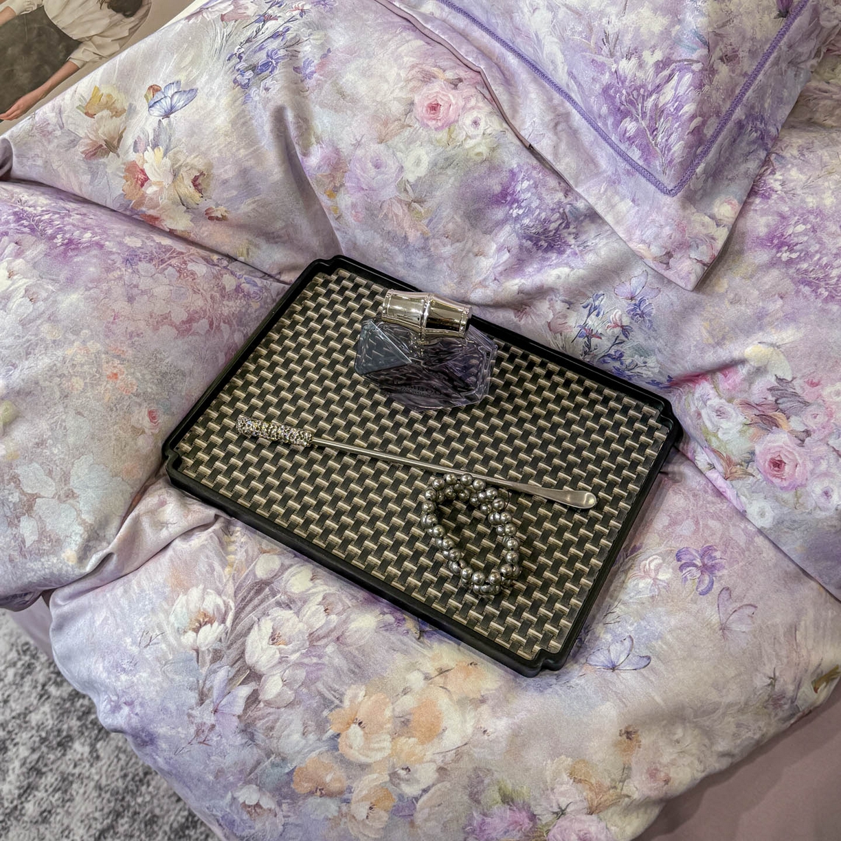 91家纺网 家纺一手货源 找家纺 （总）喜四方 2026新款100%全棉60支长绒棉数码印花四件套（控价不低于180）