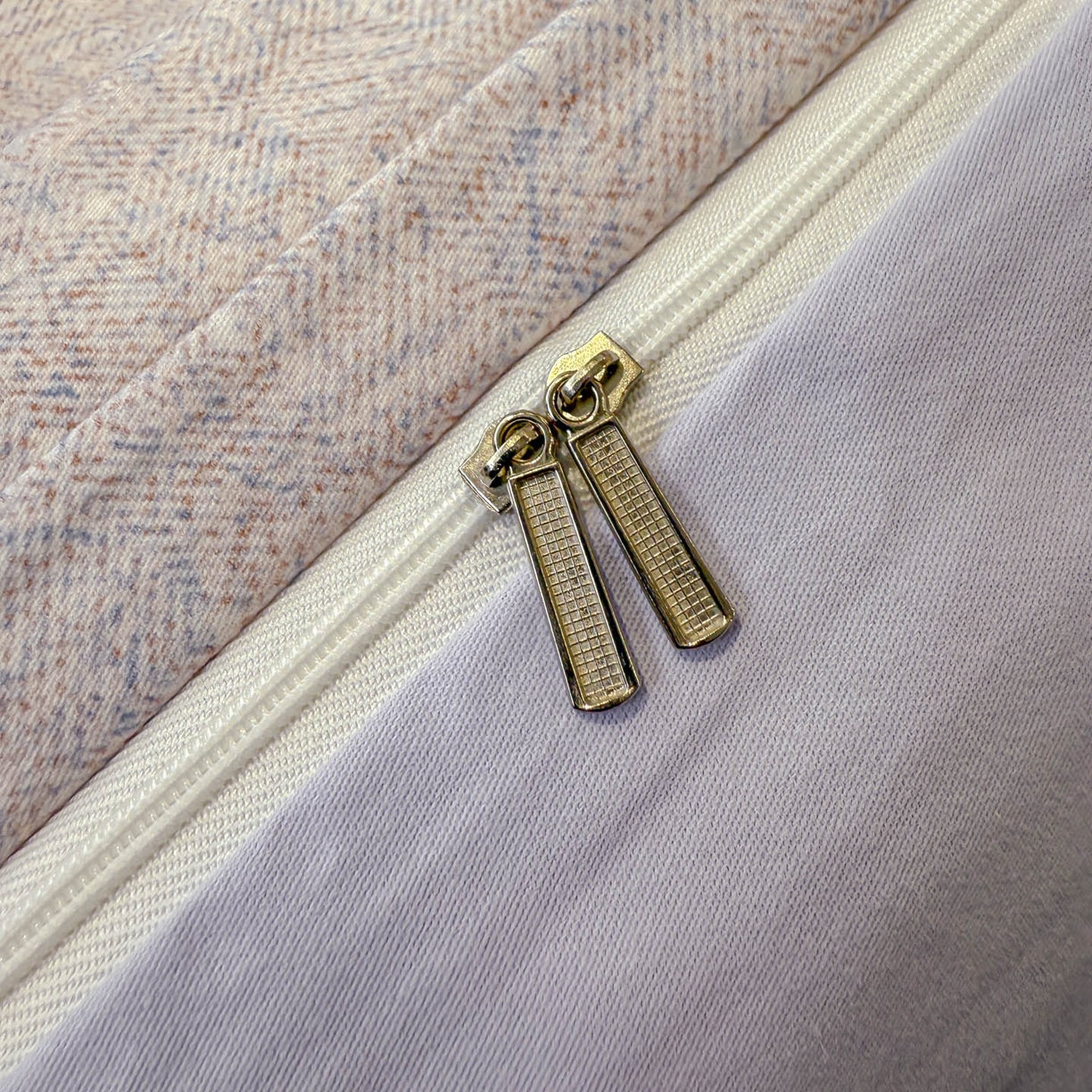 91家纺网 家纺一手货源 找家纺 喜四方 2026新款100%全棉60支长绒棉数码印花四件套（控价不低于180） 豆蔻年华-桔