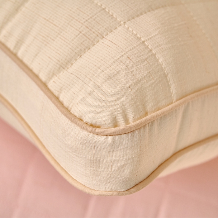 91家纺网 家纺一手货源 找家纺 仁宇枕业 2026新款新品眠素高弹舒适枕头枕芯 眠素高弹舒适枕-米色