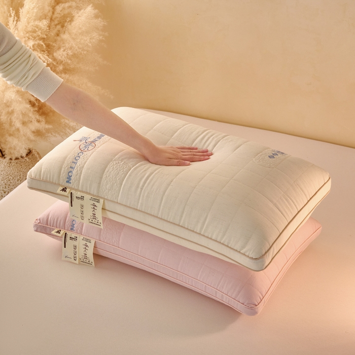 91家纺网 家纺一手货源 找家纺 仁宇枕业 2026新款新品眠素高弹舒适枕头枕芯 组合图