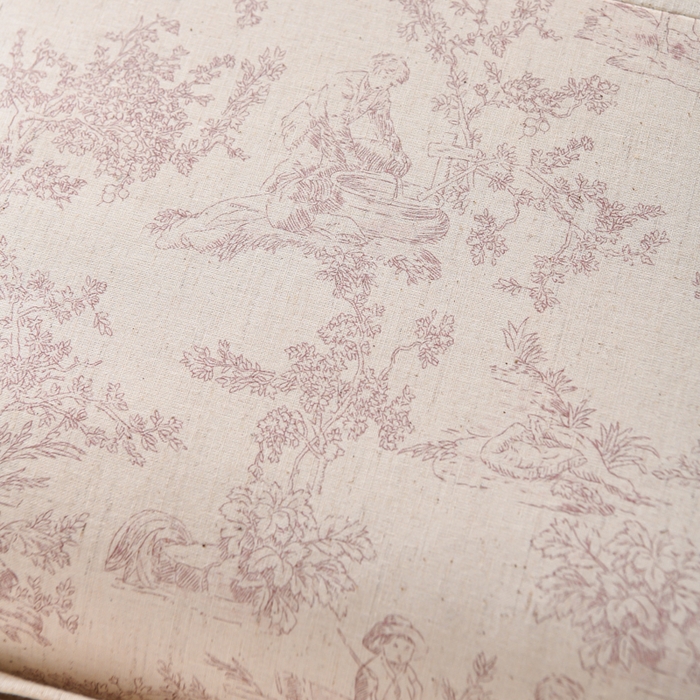 91家纺网 家纺一手货源 找家纺 仁宇枕业 2026新款新品棉麻古朴组合系列荞麦枕头枕芯 棉麻款组合系列荞麦枕-青花瓷红